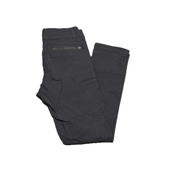 Kuhl Mens Chino Pants 30x32 Dark Grey Nylon Blend Hiking Zipper Pockets Trail - Picture 1 of 8
